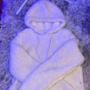 Womens fuzzy hoodie​